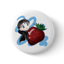 Strawberry - pin buttons by satanslandlady Strawberry - pin buttons