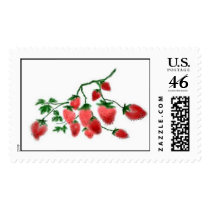 strawberry postage by smallairy strawberry postage