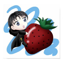 Strawberry - print by satanslandlady Strawberry - print