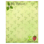 Strawberry Recipe Page Letterhead Design