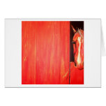 "Strawberry Roan" Blank Greeting Card ©2011