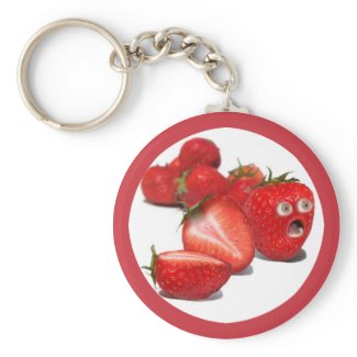 Strawberry Shock keychain