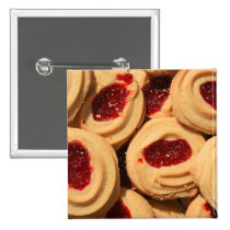 Strawberry Shortbread Cookies buttons