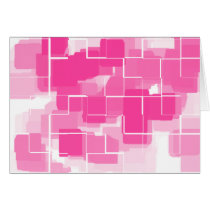 "Strawberry Shortcake" Geometric Art Cards