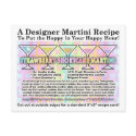 Strawberry Shortcake Martini Recipe Postcard by TheMartiniDiva