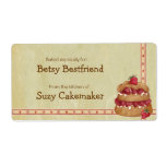 Strawberry Shortcake Personalized Labels Personalized Shipping Label
