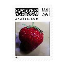 Strawberry small square stamps