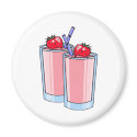 strawberry smoothie magnets