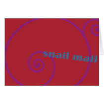 Strawberry Snail Mail cards