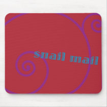 Strawberry Snail Mail mousepads by JaZilla Strawberry Snail Mail mousepads