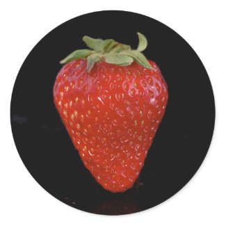 Strawberry sticker sticker