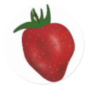 Strawberry Sticker by creationsbydenise Strawberry Sticker