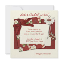 Strawberry Summer Party Invitation