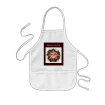 Strawberry Sun Days - Children's Apron (white) by noobeegin Strawberry Sun Days - Children's Apron (white)
