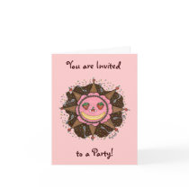 Strawberry Sun Days - Notecards(Invitations pink)