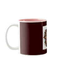 Strawberry Sun Days - Two Tone mug (pink) by noobeegin Strawberry Sun Days - Two Tone mug (pink)