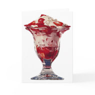Strawberry Sundae card