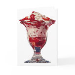Strawberry Sundae Greeting Cards
