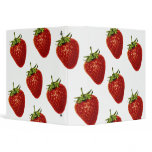 Strawberry Sundae Delight Office Binder Folder
