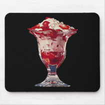 Strawberry Sundae Mouse Pad
