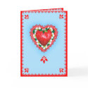 STRAWBERRY SWEETHEART CARD by gardensofeve STRAWBERRY SWEETHEART CARD