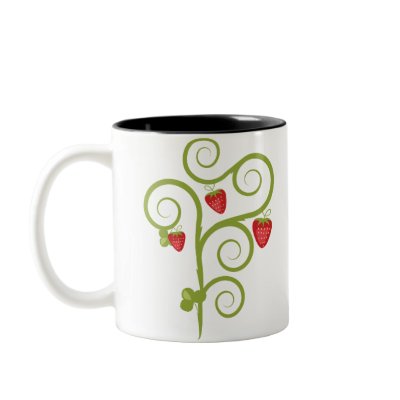 Strawberry Tea Coffee Mug by EveStock