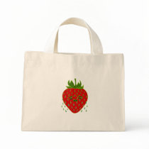 Strawberry Tears Doodle Art Bag