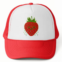Strawberry Tears Doodle Art Hat by oodlesdoodles Strawberry Tears Doodle Art Hat