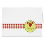 Strawberry  | Thank You Card cards