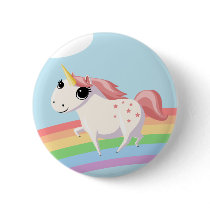 Strawberry the Unicorn buttons by ButtermilkBiscuits Strawberry the Unicorn buttons