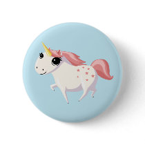 Strawberry the Unicorn buttons