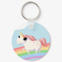 Strawberry the Unicorn keychains by ButtermilkBiscuits Strawberry the Unicorn keychains