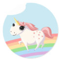 Strawberry the Unicorn stickers by ButtermilkBiscuits Strawberry the Unicorn stickers