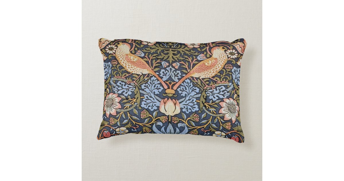strawberry thief pillow