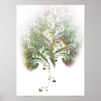 Strawberry Tree Fractal Posters