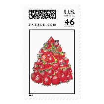 strawberry tree Stamp by GoBeDid strawberry tree Stamp