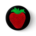 Strawberry Vintage Look button