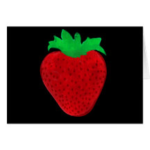 Strawberry Vintage Look Greeting Cards