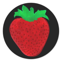 Strawberry Vintage Look stickers by jamierushad Strawberry Vintage Look stickers