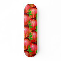 Strawberry Wallpaper Custom Skate Board