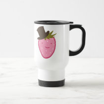 Strawberry Wearing A Top Hat mugs