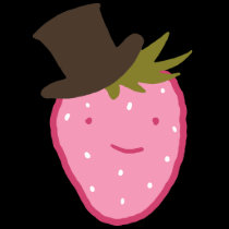 Strawberry Wearing A Top Hat t-shirts