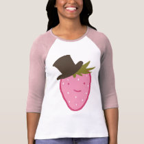 Strawberry Wearing A Top Hat t-shirts