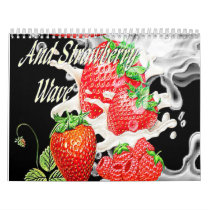 StrawberryandRasberrywave Wall Calendars