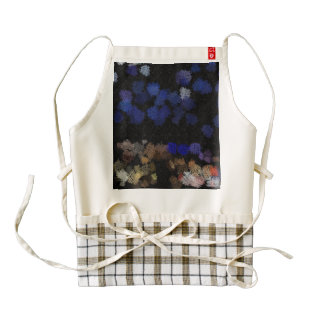 Strawman with blue eyes zazzle HEART apron