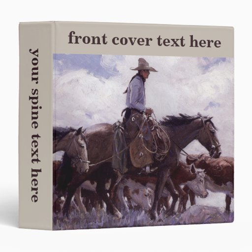 Stray Man Heads Home by WHD Koerner 3 Ring Binder