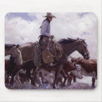 Stray Man Heads Home by WHD Koerner Mouse Pad