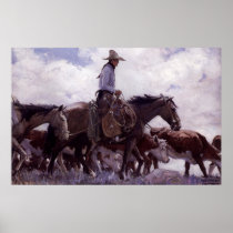 Stray Man Heads Home by WHD Koerner Poster