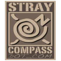 StrayCompass.com Women's Brown Compass Logo t-shirts by straycompass StrayCompass.com Women's Brown Compass Logo t-shirts