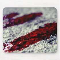 Streaking Blood Horror Mousepad mousepads